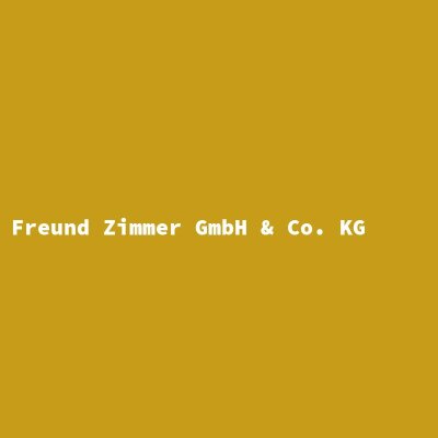 Hersteller: Freund Zimmer GmbH &amp; Co. KG