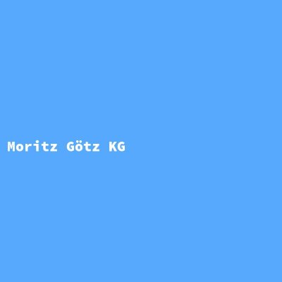Hersteller: Moritz Götz KG