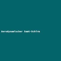 Aerodynamischer Samt-Schirm