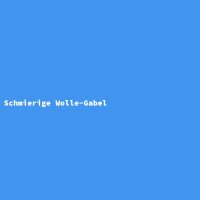 Schmierige Wolle-Gabel