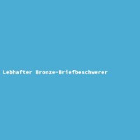 Lebhafter Bronze-Briefbeschwerer