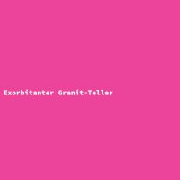 Exorbitanter Granit-Teller