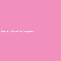 Harter Plastik-Computer