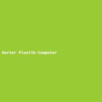 Harter Plastik-Computer