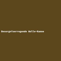 Besorgniserregende Wolle-Kanne