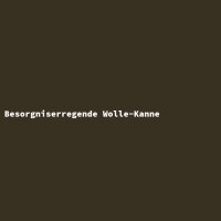 Besorgniserregende Wolle-Kanne