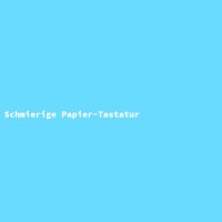 Schmierige Papier-Tastatur