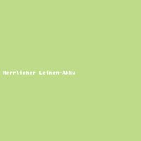 Herrlicher Leinen-Akku